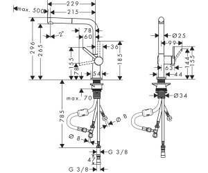 Hansgrohe Talis M54 270 1jet (72860___)72860800 Sanitari & rubinetteria